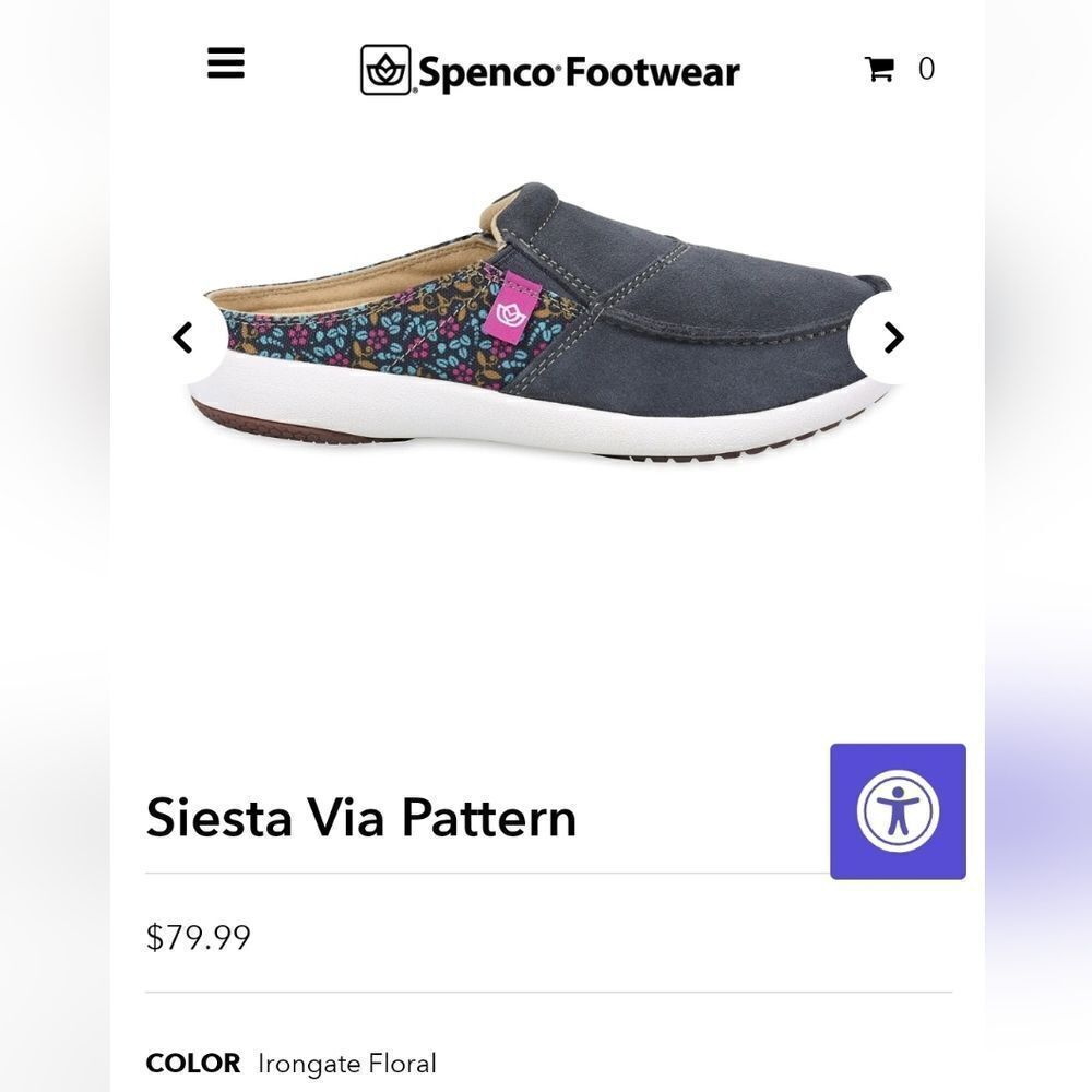 Spenco Siesta Via Pattern Slides Mules - Picture 9 of 9